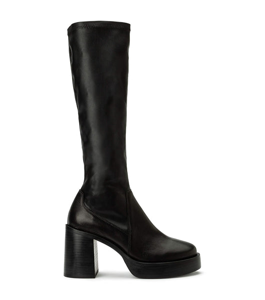 Botas Plataforma Tony Bianco Tibby Black Venice/Black Venezia 9cm Negras | BCOSO58731