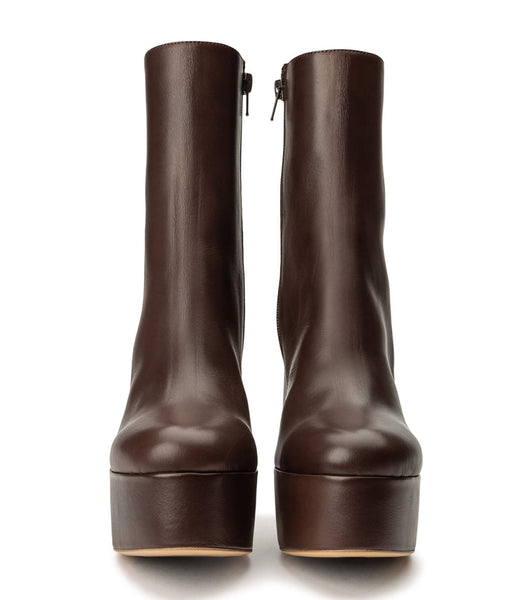 Botas Plataforma Tony Bianco Tyra Choc Como 12cm Chocolate | CODFL85132