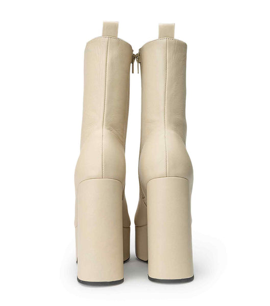 Botas Plataforma Tony Bianco Tyra Vanilla Venice 12cm Amarillo Claro | CODYB37786