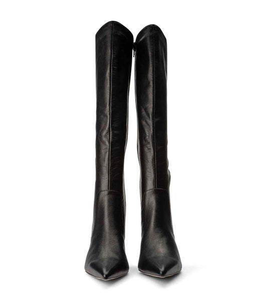 Botas de Tacon Tony Bianco Epic Black Venice 8.5cm Negras | COXBR62078