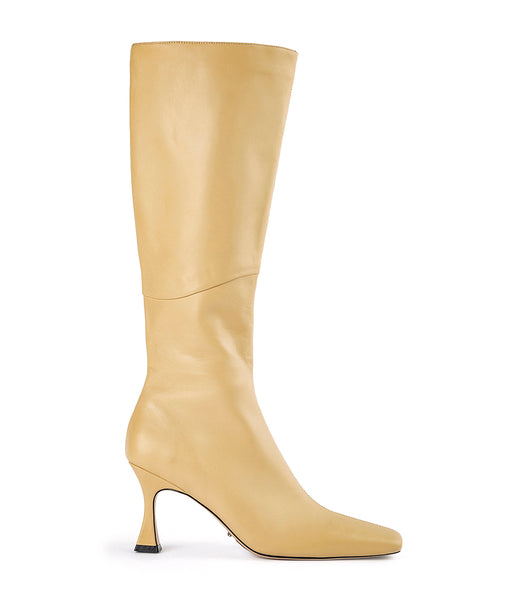 Botas de Tacon Tony Bianco Fantasy Butter Nappa 8cm Amarillo | ECOHC49655