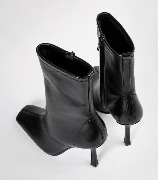 Botas de Tacon Tony Bianco Halsey Black Como 10.5cm Negras | LCOSX48213