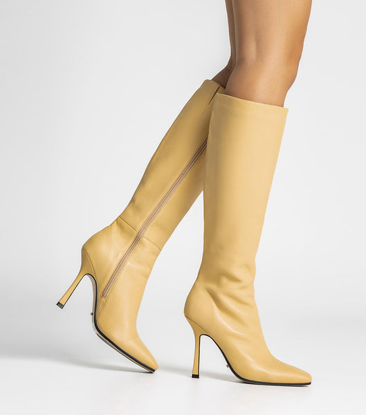 Botas de Tacon Tony Bianco Havana Butter Nappa 10.5cm Amarillo | UCOTG49623