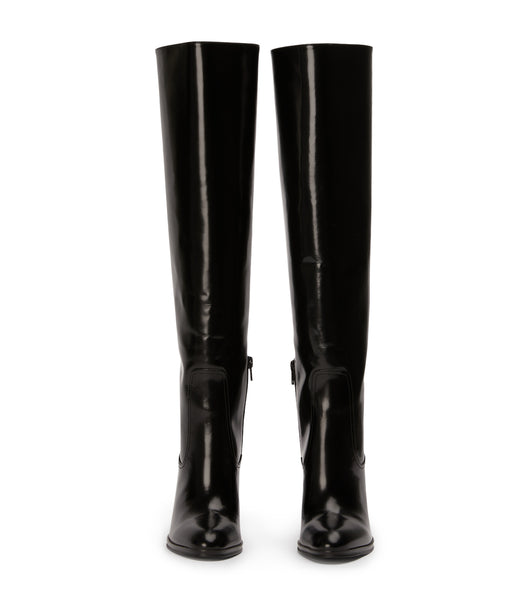 Botas de Tacon Tony Bianco Hot Black Hi Shine 10.5cm Negras | COJVR40818