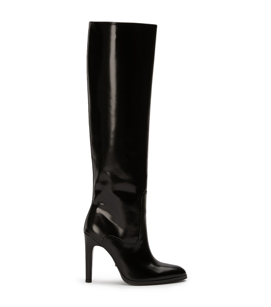 Botas de Tacon Tony Bianco Hot Black Hi Shine 10.5cm Negras | COJVR40818