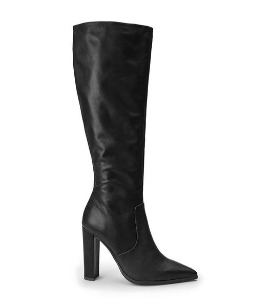 Botas de Tacon Tony Bianco Lucille Black Venice 10.3cm Negras | QCOUV20463