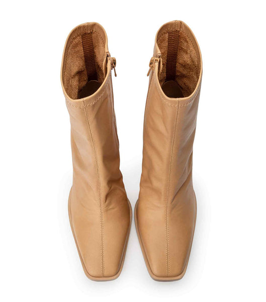 Botas de Tacon Tony Bianco Rover Caramel Venice 8.5cm Beige | CONZX84308