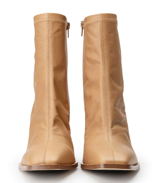 Botas de Tacon Tony Bianco Rover Caramel Venice 8.5cm Beige | CONZX84308