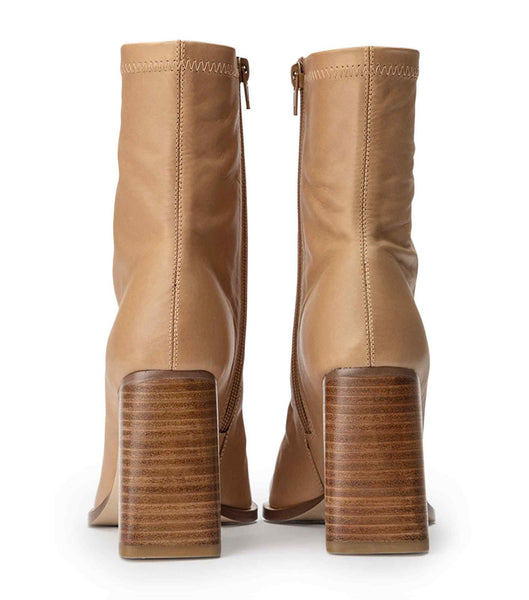 Botas de Tacon Tony Bianco Rover Caramel Venice 8.5cm Beige | CONZX84308