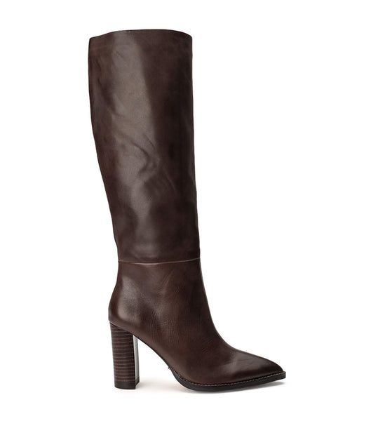 Botas de Tacon Tony Bianco Skyla Choc Como 9cm Chocolate | CONZX73060