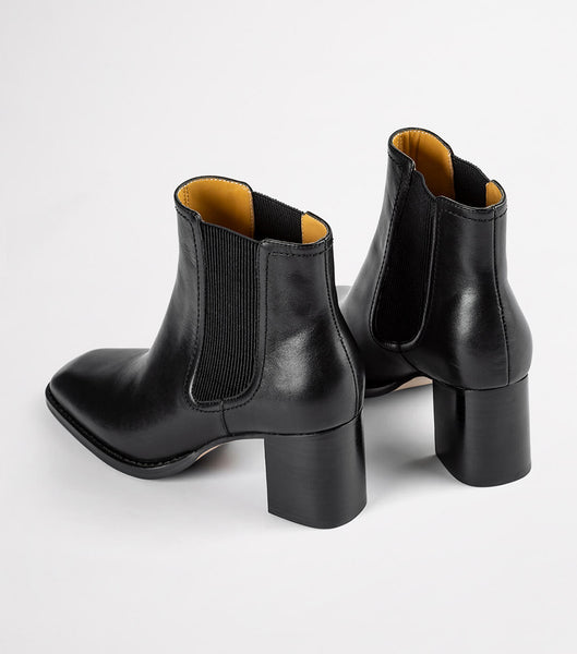 Botas de Tacon Tony Bianco Wager Black Como 6.5cm Negras | XCOGW87888