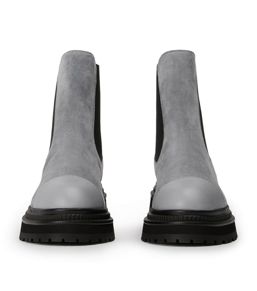 Botas de combate Tony Bianco Hurricane Steel Grey Gamuza 5.5cm Gris | COZDE93409