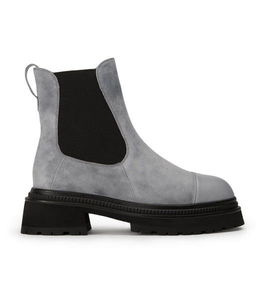 Botas de combate Tony Bianco Hurricane Steel Grey Gamuza 5.5cm Gris | COZDE93409