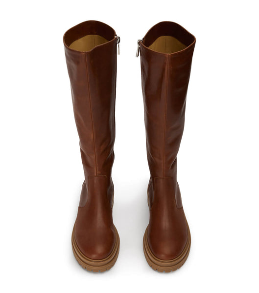 Botas de combate Tony Bianco Wanda Cognac 4.5cm Marrones | COXMI42803