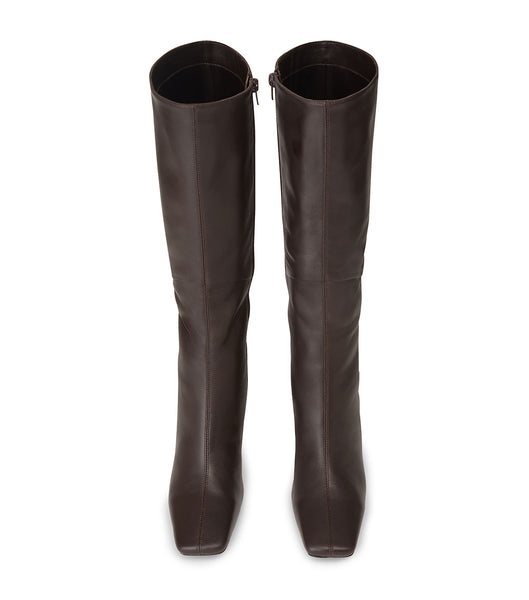 Botas de media pantorrilla Tony Bianco Fantasy Chocolate Nappa 8cm Chocolate | COZPD87999