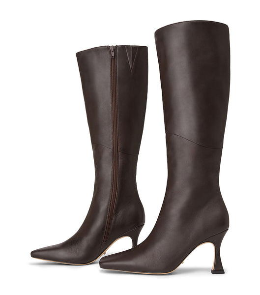 Botas de media pantorrilla Tony Bianco Fantasy Chocolate Nappa 8cm Chocolate | COZPD87999