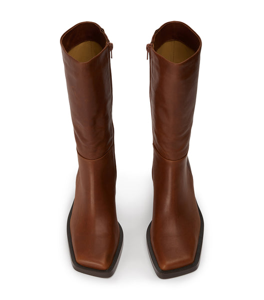 Botas de media pantorrilla Tony Bianco Prestige Cognac 8cm Marrones | COQCS14473