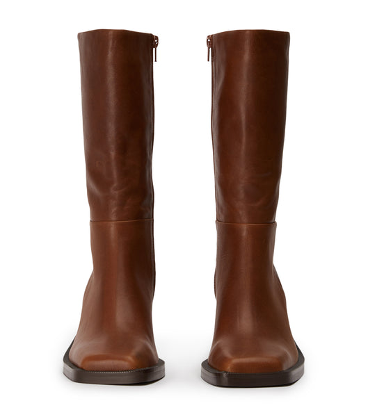 Botas de media pantorrilla Tony Bianco Prestige Cognac 8cm Marrones | COQCS14473