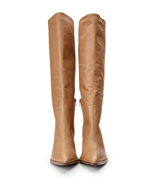 Botas de media pantorrilla Tony Bianco Skyla Caramel Venice 9cm Beige | COCVG74774