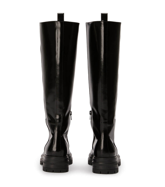 Botas de media pantorrilla Tony Bianco Welly Black Hi Shine 4.5cm Negras | FCOHY70721