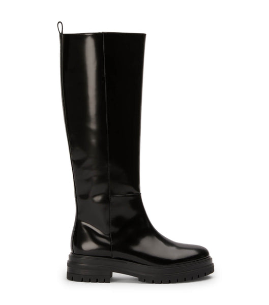 Botas de media pantorrilla Tony Bianco Welly Black Hi Shine 4.5cm Negras | FCOHY70721