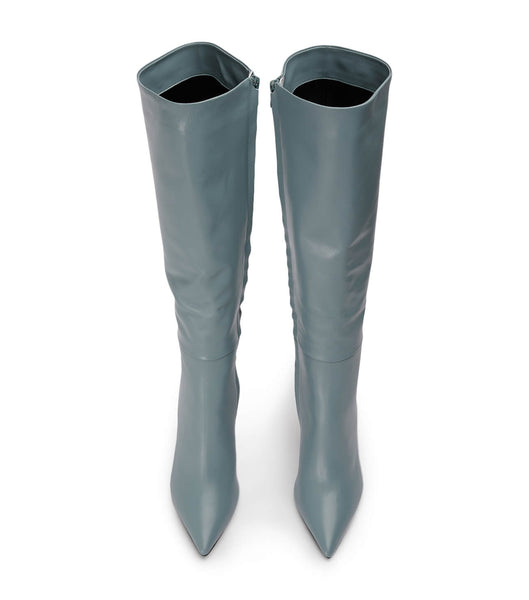 Botas de tacón de aguja Tony Bianco Apollo Steel Nappa 10.5cm Gris | ACOWC34184