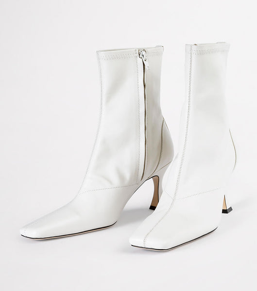 Botas de tacón de aguja Tony Bianco Fomo Dove Nappa 8cm Blancas | COCIF59515