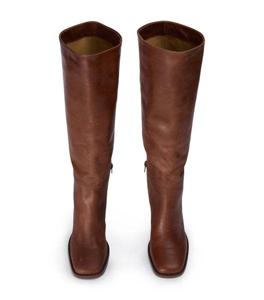 Botas hasta las rodillas Tony Bianco Asher Cognac 8.5cm Marrones | COJKU68355