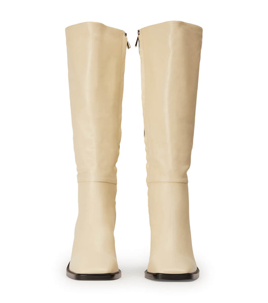 Botas hasta las rodillas Tony Bianco Darby Ecru Venice 7.5cm Blancas | DCOKV44725