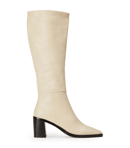 Botas hasta las rodillas Tony Bianco Darby Ecru Venice 7.5cm Blancas | DCOKV44725