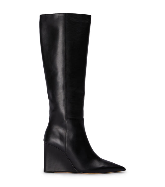 Botas hasta las rodillas Tony Bianco Drake Black Como 9.5cm Negras | COZPD18159