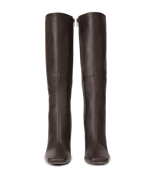 Botas hasta las rodillas Tony Bianco Fantasy Chocolate Nappa 8cm Chocolate | COIIZ14609