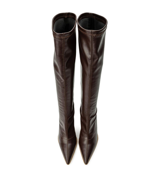 Botas hasta las rodillas Tony Bianco Knight Choc Venezia 9.5cm Chocolate | CONZX33289