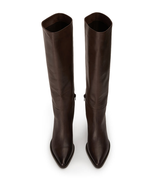 Botas hasta las rodillas Tony Bianco Peppe Choc Como 7.5cm Chocolate | QCOUV69045