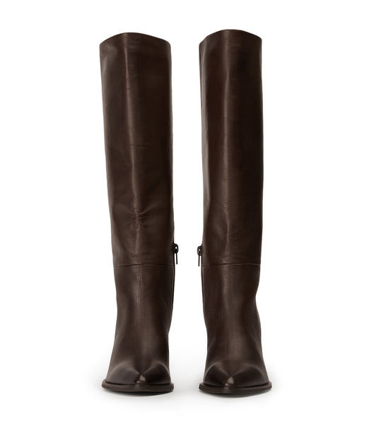 Botas hasta las rodillas Tony Bianco Peppe Choc Como 7.5cm Chocolate | QCOUV69045