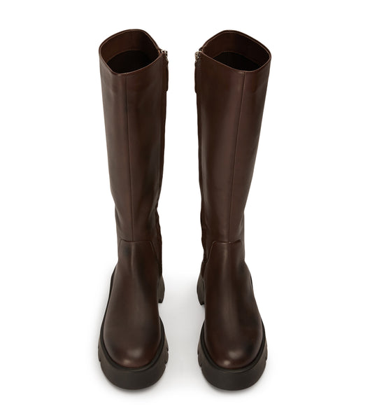 Botas hasta las rodillas Tony Bianco Rage Choc Como 5.5cm Chocolate | COJKU60653