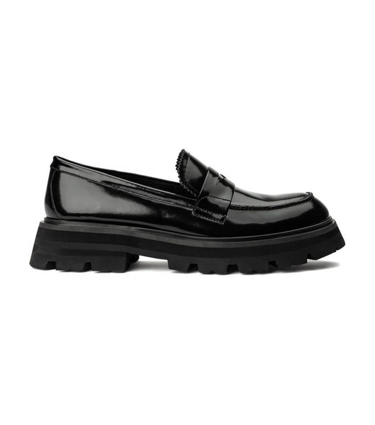 Loafers Tony Bianco Axell Black Hi Shine 4.5cm Negras | PCOQX66805