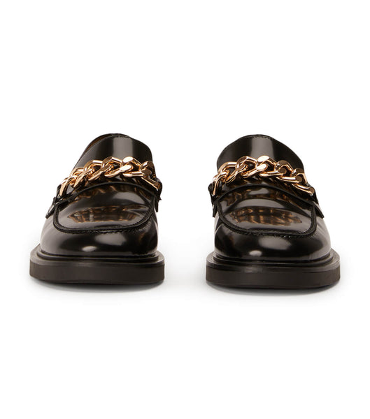 Loafers Tony Bianco Candice Black Hi Shine 4.5cm Negras | COJBT25397