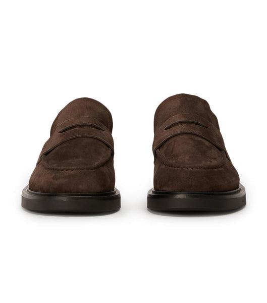 Loafers Tony Bianco Cherish Espresso Gamuza 4.5cm Chocolate | CODYB82787