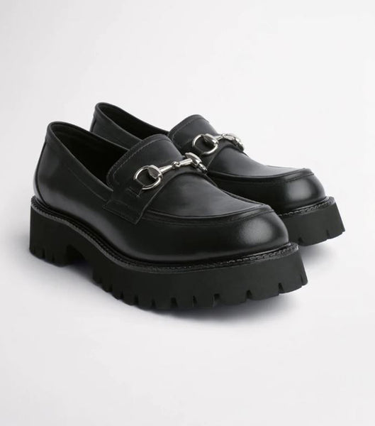 Loafers Tony Bianco Greer Black Como 4cm Negras | PCOQX41310