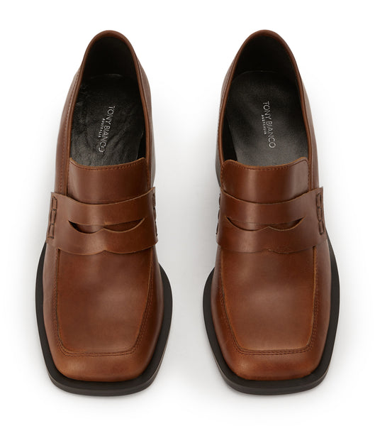 Loafers Tony Bianco Lomax Cognac 6.5cm Marrones | CONEJ86993