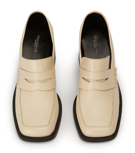 Loafers Tony Bianco Lomax Ecru Venice 6.5cm Blancas | MCOFT11872