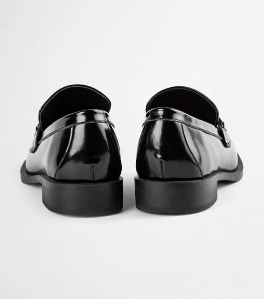 Loafers Tony Bianco Rebecca Black Hi Shine 2.5cm Negras | COZPD52427