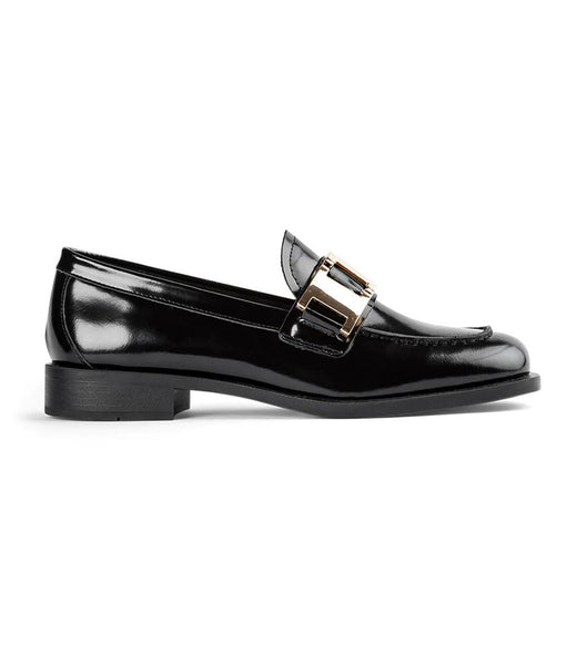 Loafers Tony Bianco Ruiz Black Hi Shine 2.5cm Negras | DCOKV29147