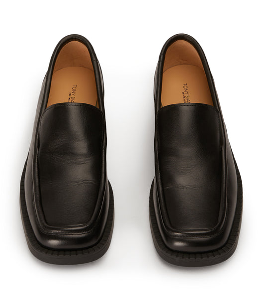 Loafers Tony Bianco Teddy Black Como 4cm Negras | COEGJ84597