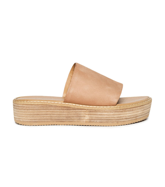 Sandalias Planas Tony Bianco Elke Caramel 4.5cm Beige | LCOTR50452