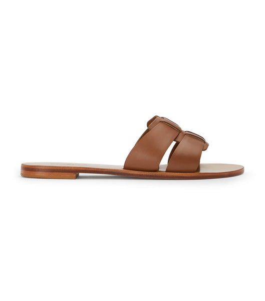 Sandalias Planas Tony Bianco Force Tan 1cm Marrones | COIIZ35199