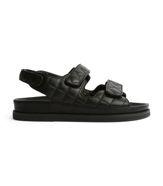 Sandalias Planas Tony Bianco Hiranni Black Sheep Nappa 3.5cm Negras | YCOVQ35519