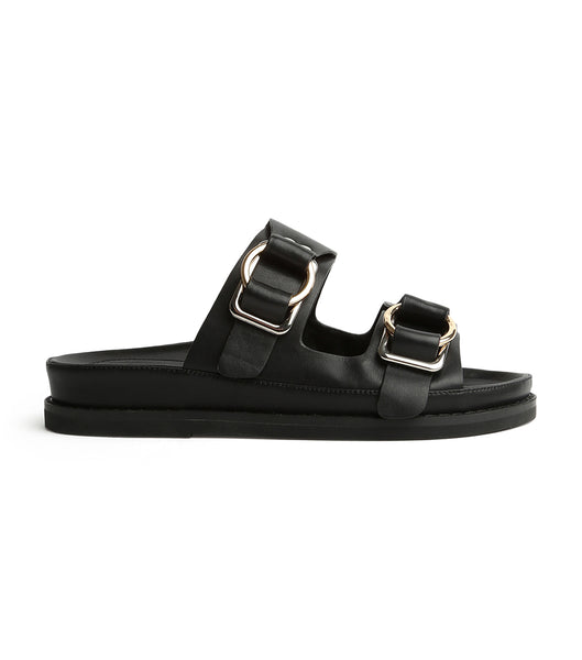 Sandalias Planas Tony Bianco Hunter Black Como 3.5cm Negras | COCVG89642