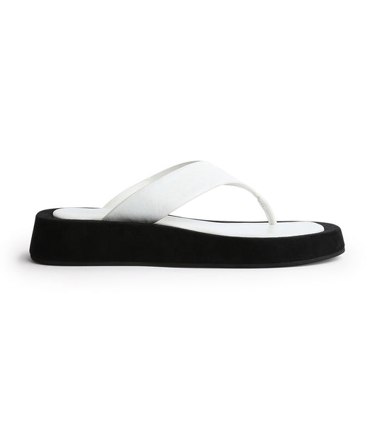 Sandalias Planas Tony Bianco Ives Milk Capretto 3.5cm Blancas | TCOWZ78446